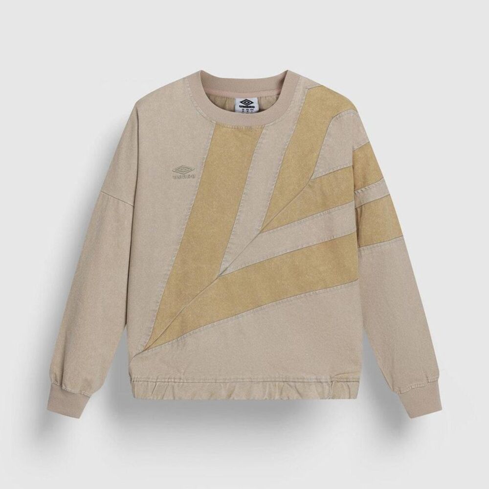 Umbro Mens Diamond Drill Washed Sweatshirt / Dust